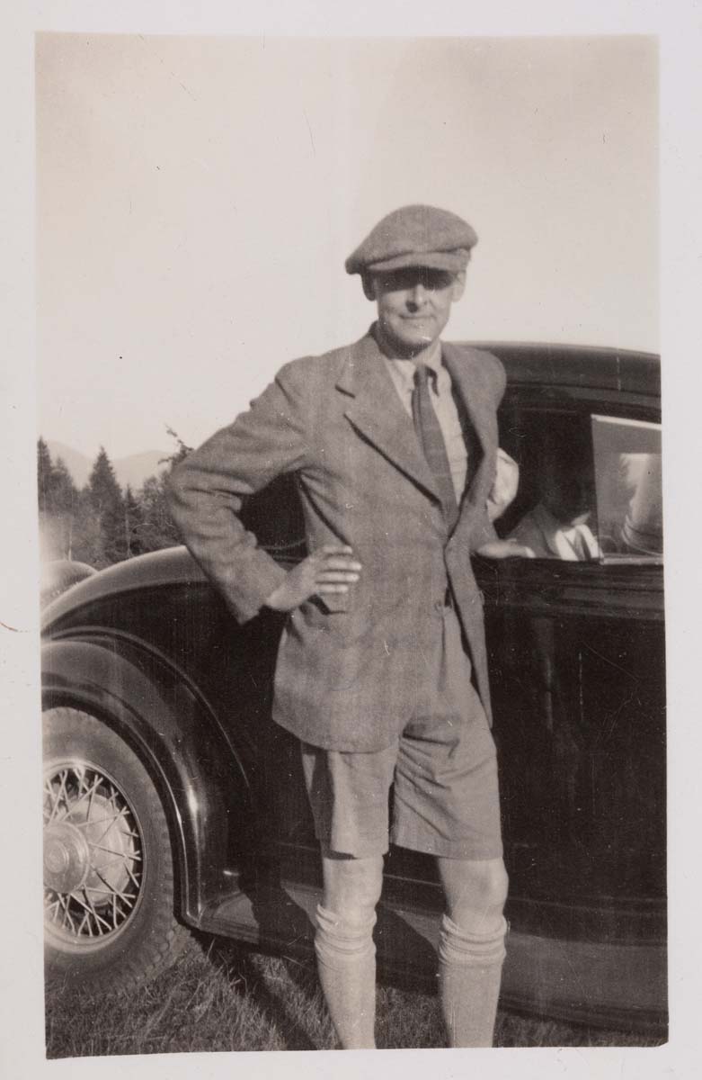 Eliot at Woods Hole, Massachusetts, in 1936.