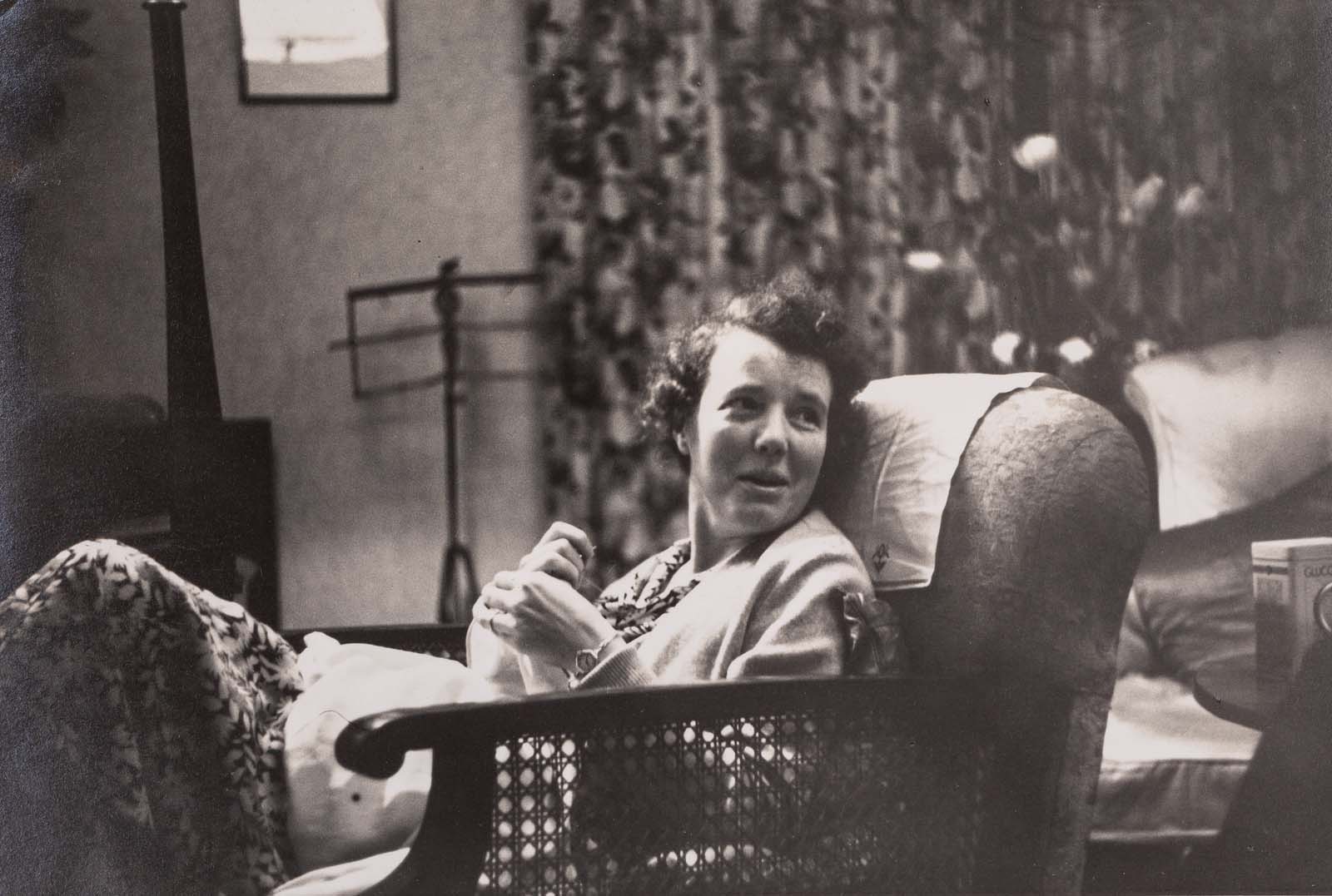 Enid Faber at TyGlyn Aeron, Wales, June 1937.