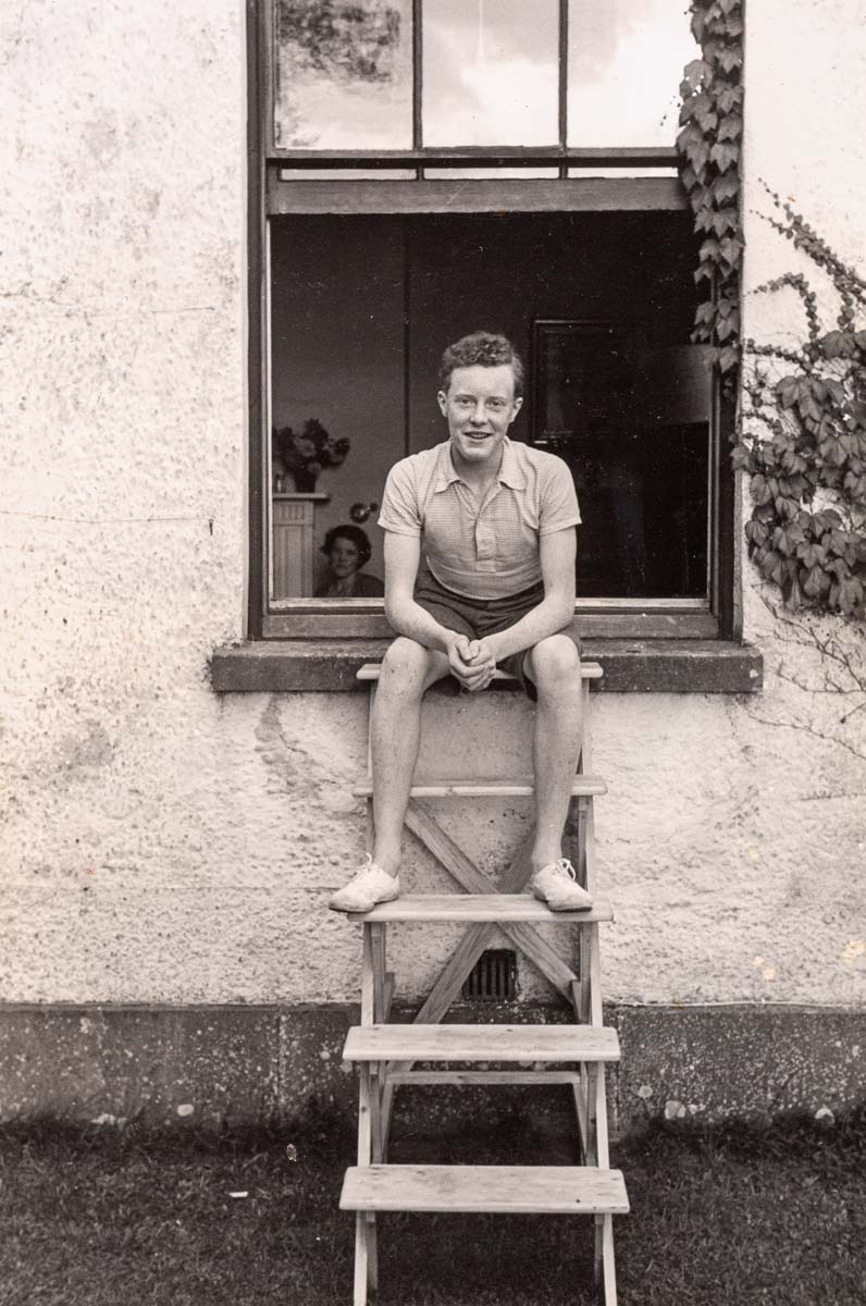 Tom Faber at TyGlyn Aeron, Wales, 1939.