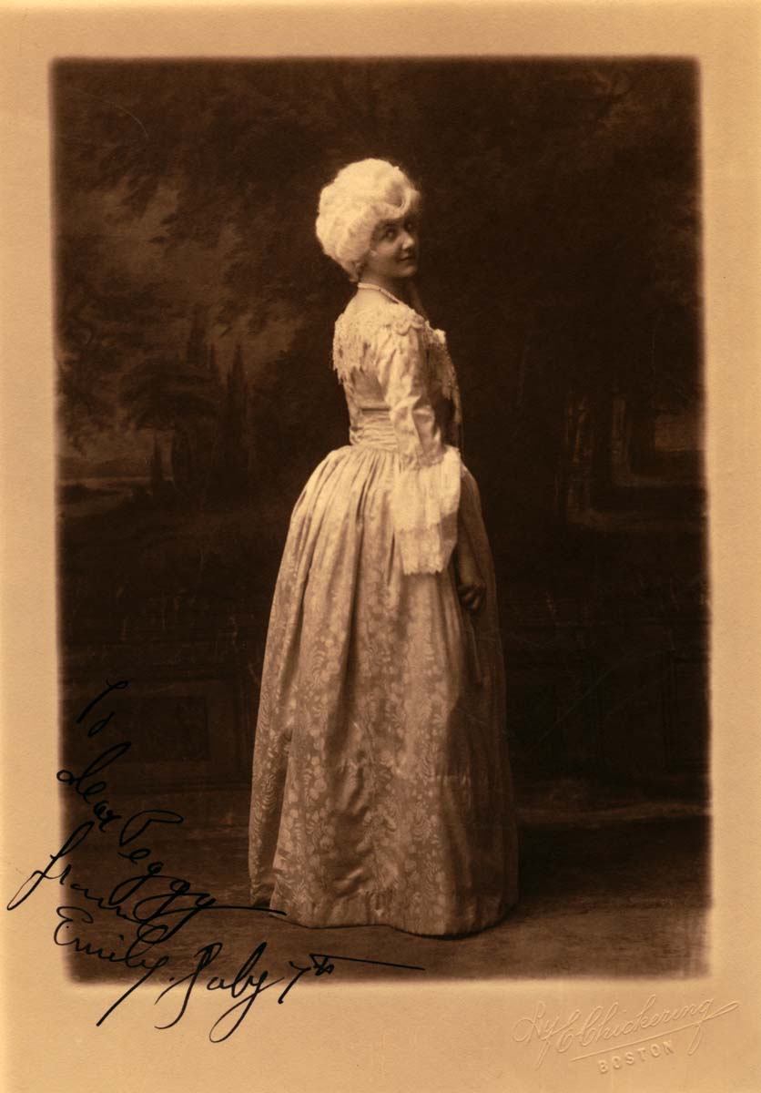 Hale in costume, ca. 1910s–20s.